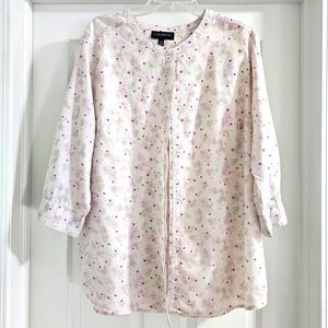 Lane Bryant Pink Floral Shirt - Sz 22/24